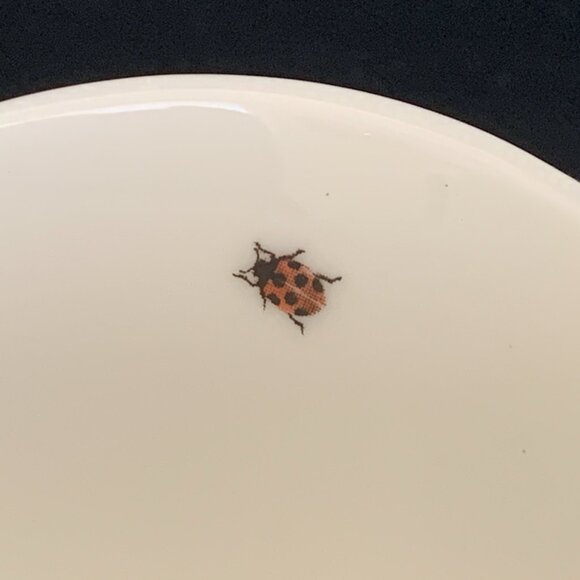 Lenox Butterfly Meadow 2 Pc Soup Mug & Sandwich Tray Set Porcelain Dishware - Picture 4 of 14